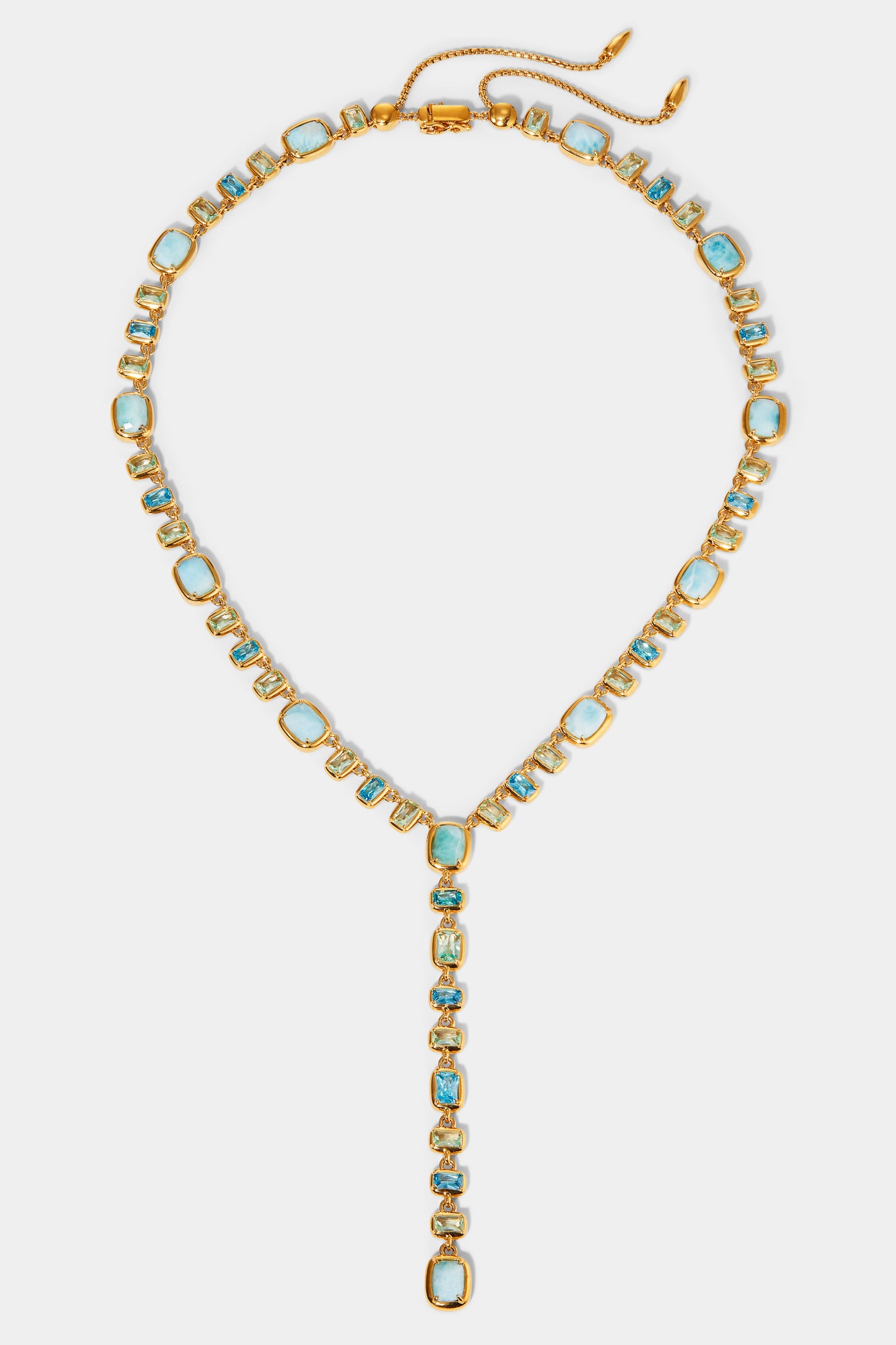 CABARETE MULTI ADJUSTABLE Y NECKLACE IN GOLD PLATING.