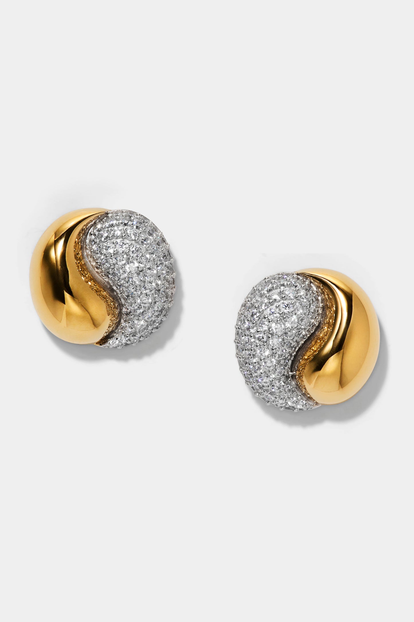 DRIP YIN-YANG STUD EARRINGS