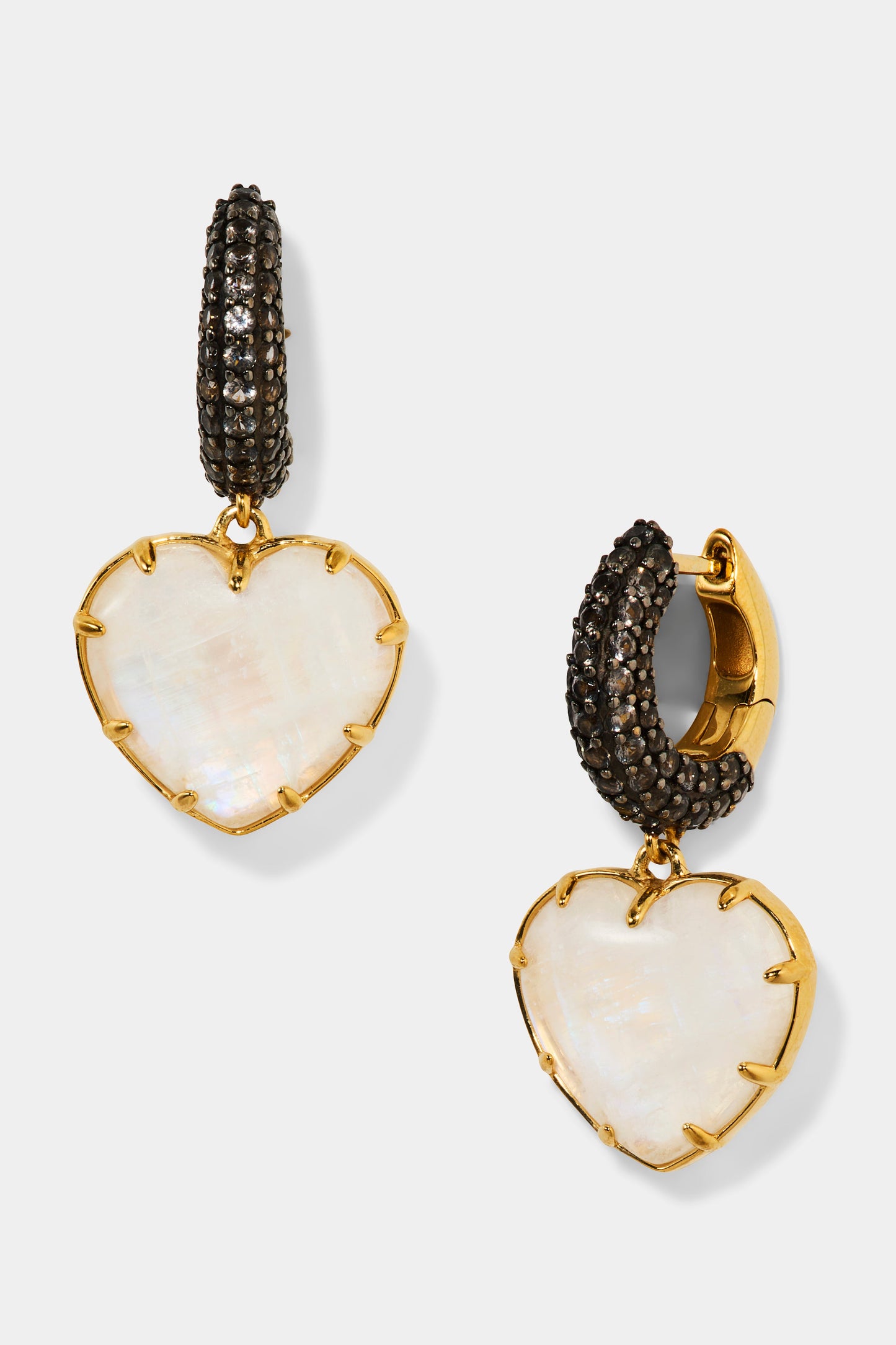 NADRI’S AU NATUREL HEART DROP EARRINGS