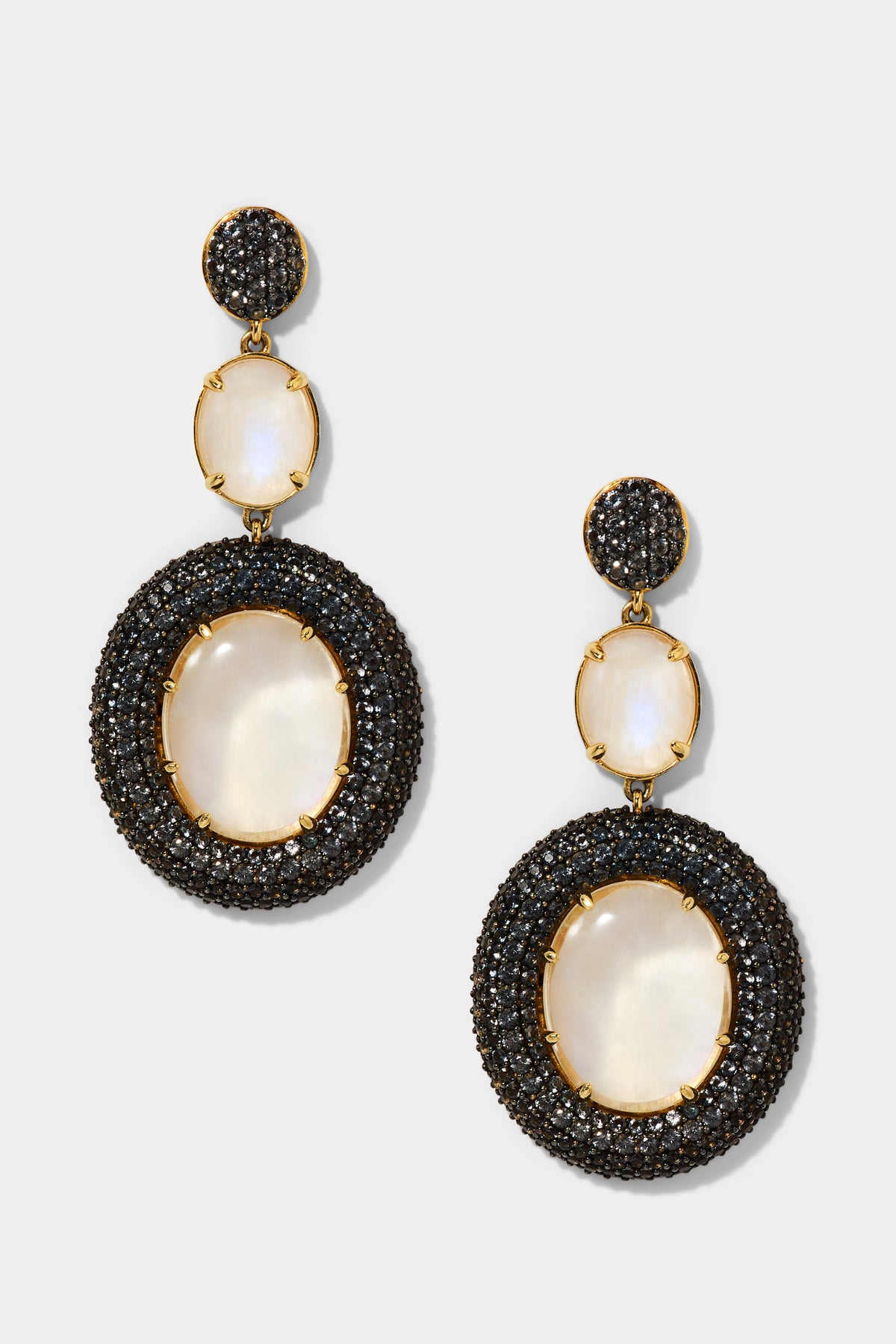 NADRI’S AU NATUREL LARGE OVAL DROP EARRINGS