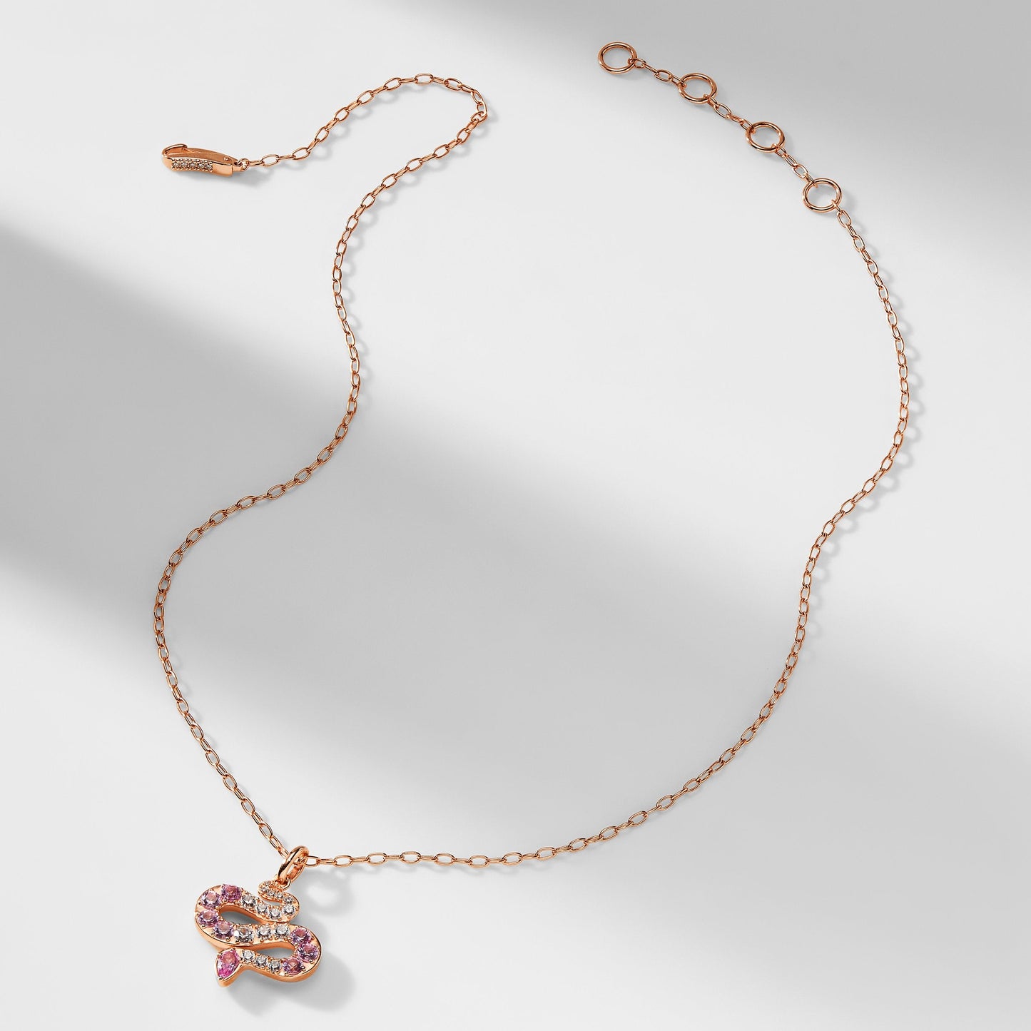 SPRING FLING STERLING SILVER SERPENT NECKLACE