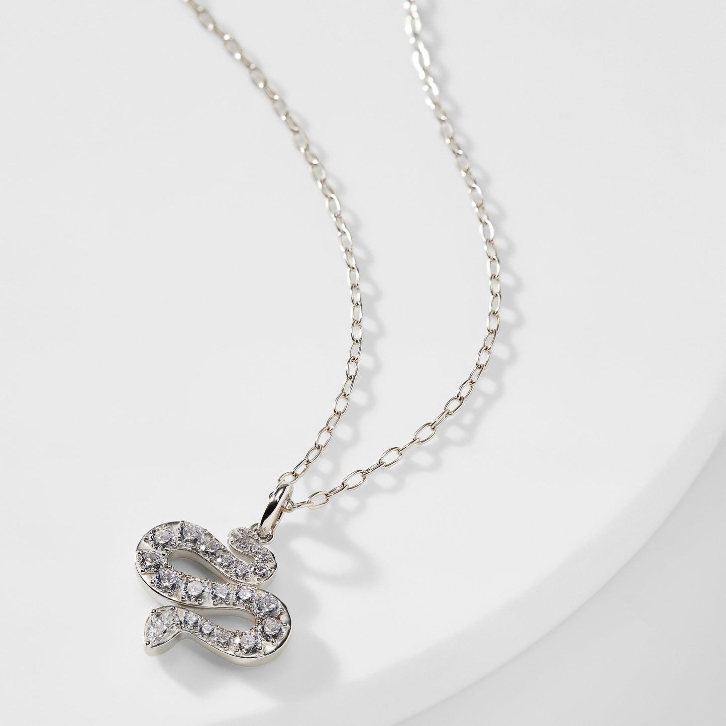 SPRING FLING STERLING SILVER SERPENT NECKLACE