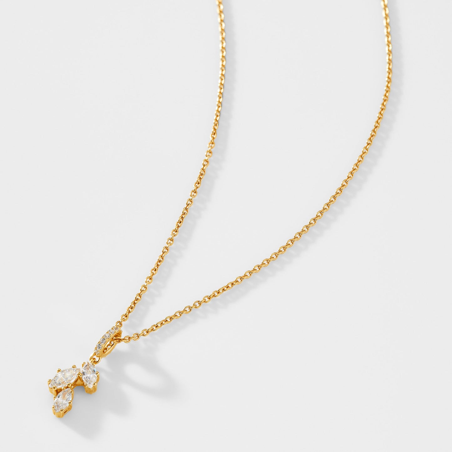 VOW MARQUISE CZ PENDANT NECKLACE