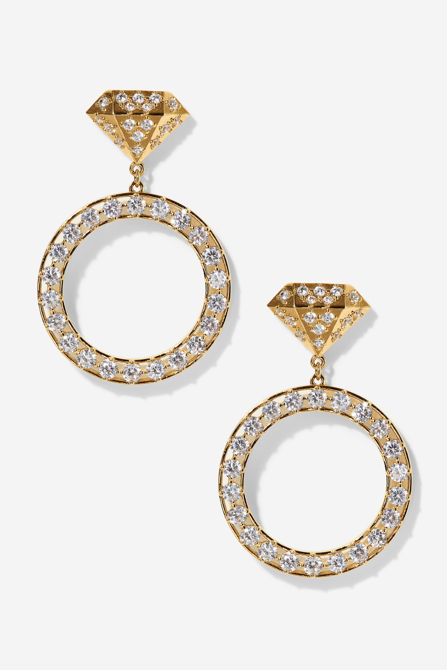 BRIDE ENGAGEMENT RING EARRINGS