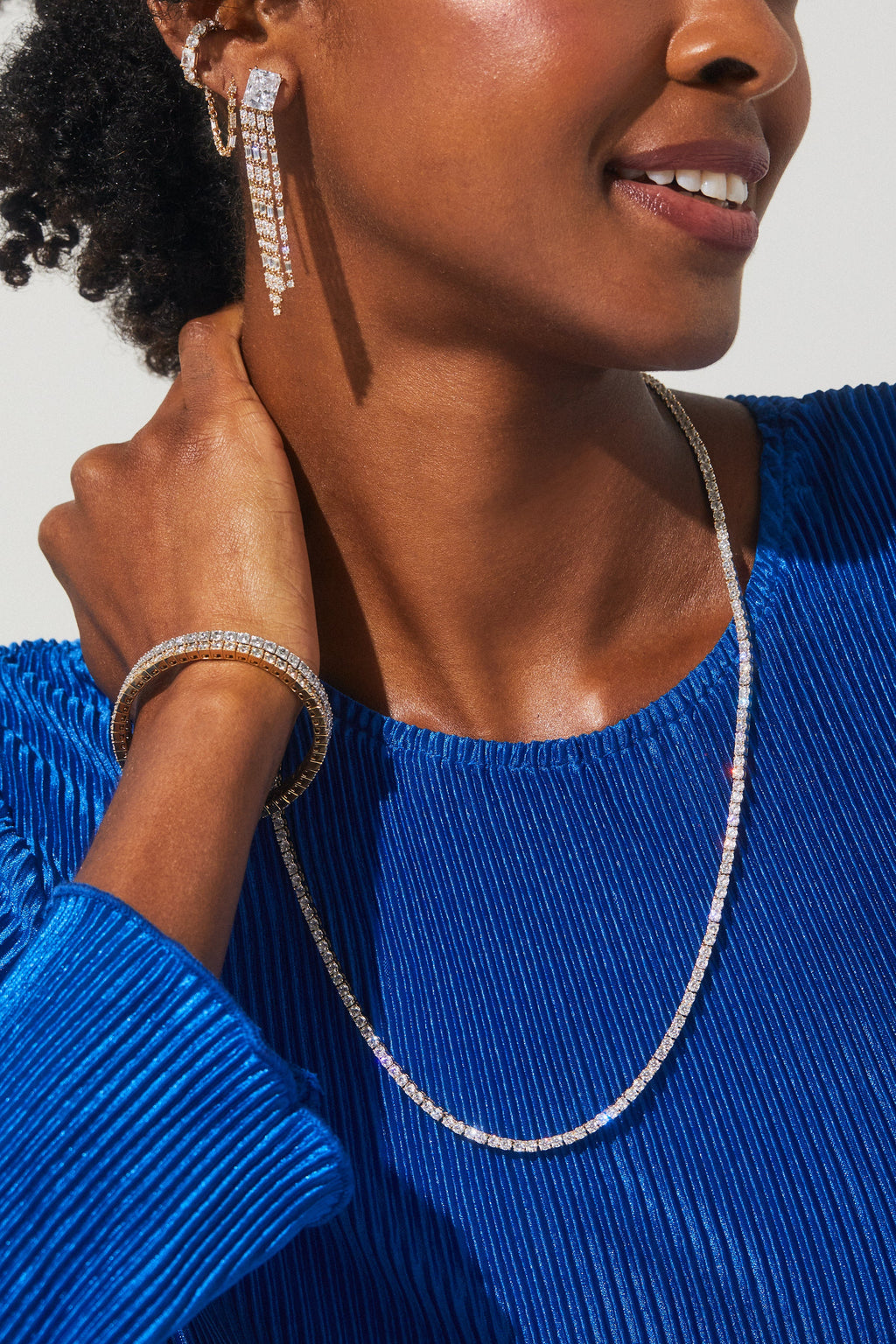 THAT'S A WRAP 24" MEDIUM CZ TENNIS NECKLACE