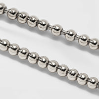 ROUNDED PAVE BAR BEADED METAL STRETCH BRACELET