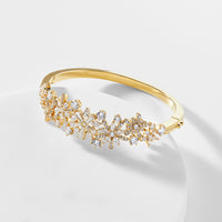 FREYA FLOWER HINGED BRACELET