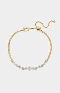 CLEO CZ CURB LINK CHAIN ADJUSTABLE BRACELET