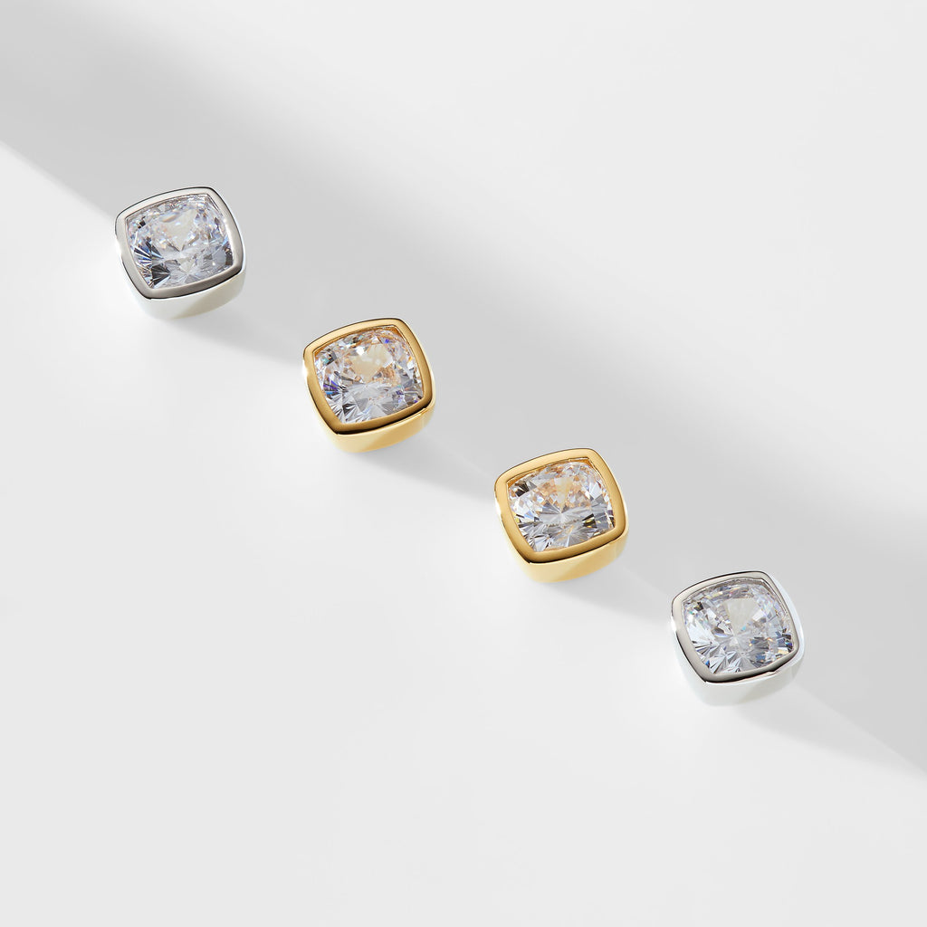 COCO CUSHION CZ SET OF EARRINGS