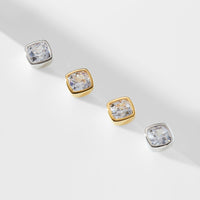 COCO CUSHION CZ SET OF EARRINGS