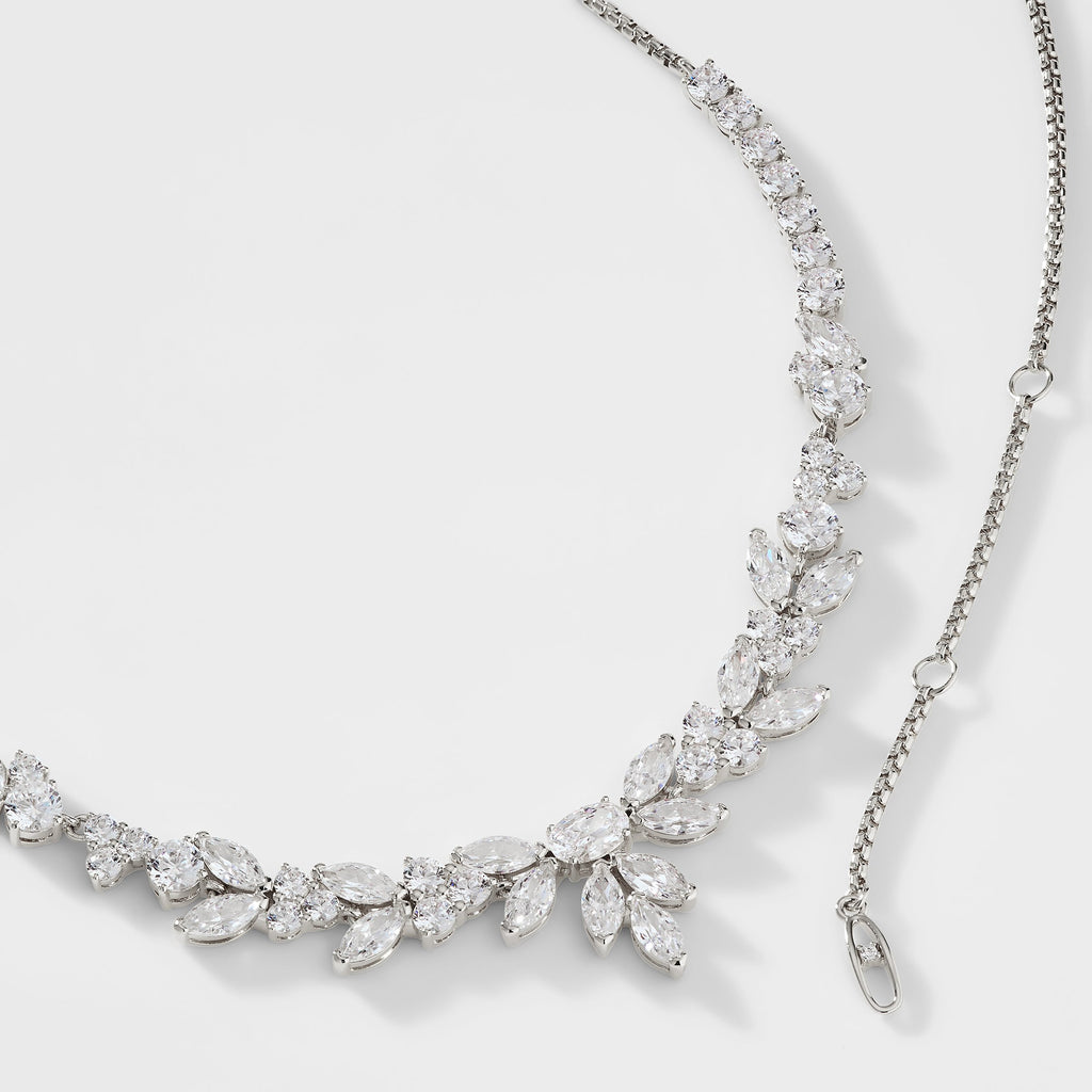 PRIMA CZ LARGE FRONTAL NECKLACE