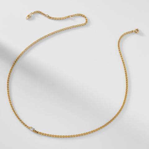 Mini Curb Chain Necklace