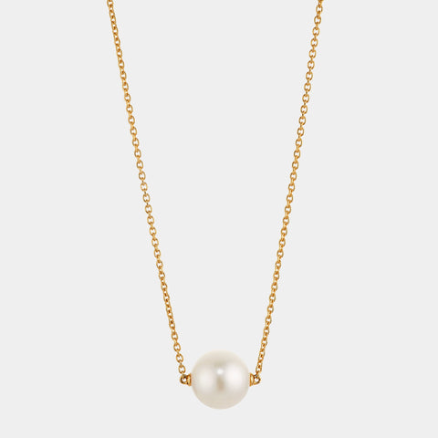 10MM GENUINE FRESHWATER PEARL NECKLACE