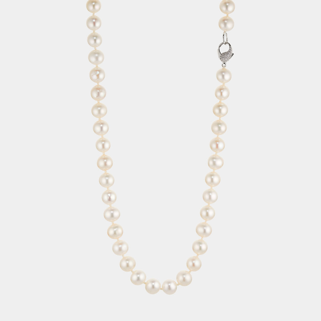 16" 8MM GENUINE FRESHWATER PEARL  NECKLACE