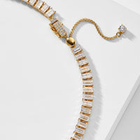CHATEAU BAGUETTE CZ COLLAR NECKLACE