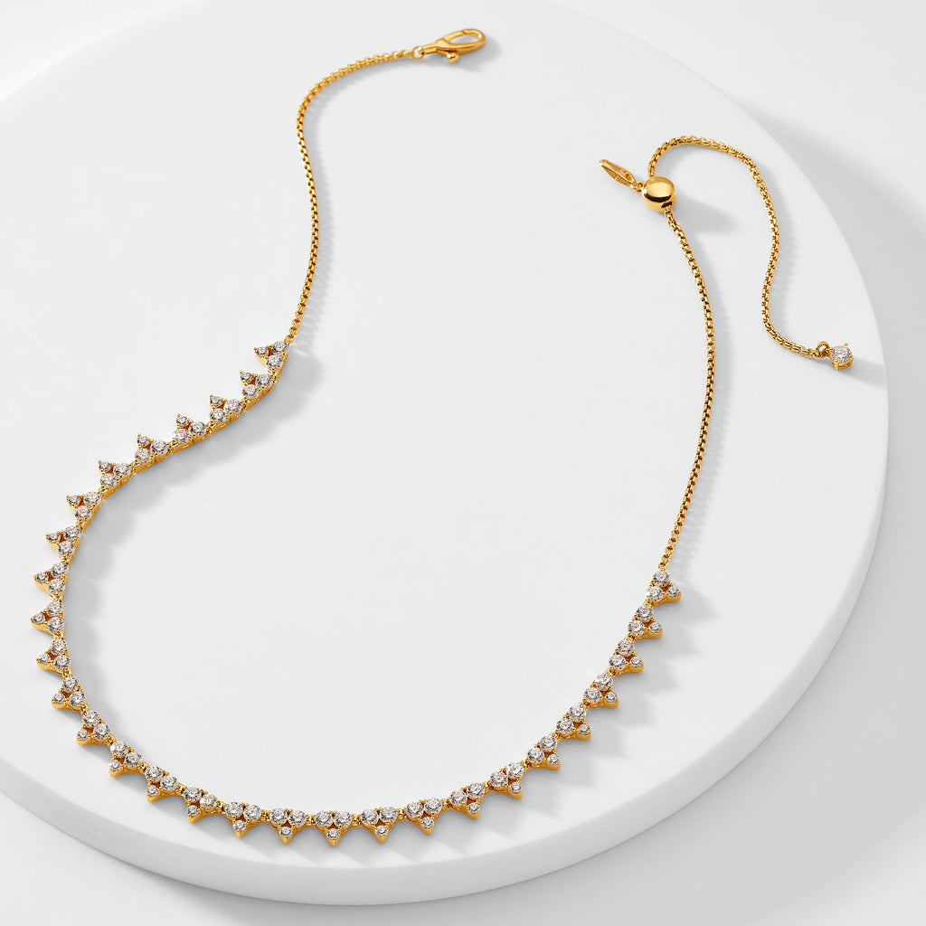 PAVE THE WAY SLIDER NECKLACE