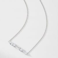 INVITATION ONLY MULTI CZ BAR NECKLACE
