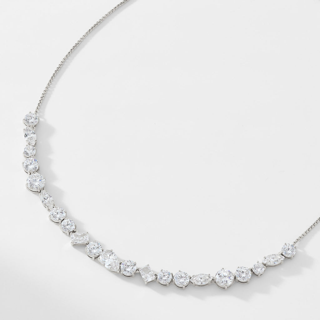 INVITATION ONLY LARGE CZ FRONTAL NECKLACE