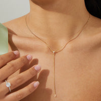 BRUNCH HERRINGBONE Y NECKLACE