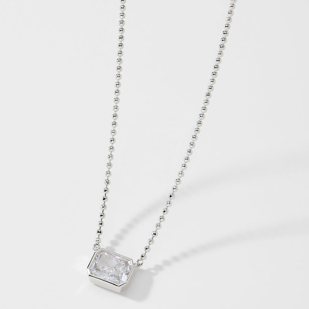 ITTY BITTY EMERALD CZ NECKLACE