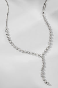 CLEO CZ Y SLIDER NECKLACE