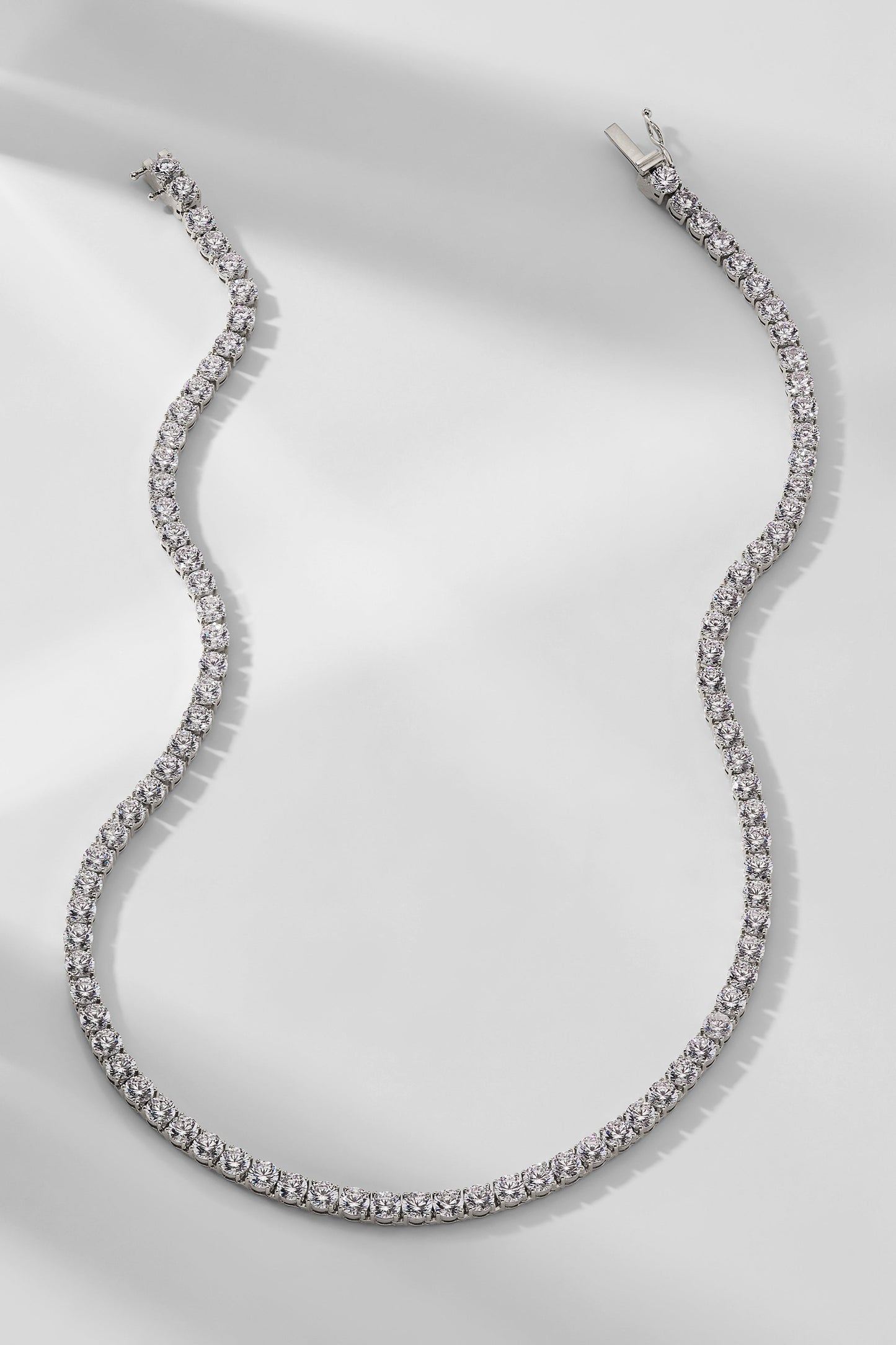 PERFECT TENNIS 4MM CZ NECKLACE