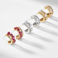 LOVE ALL DOUBLE HOOP EARRINGS