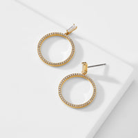 CIRQUE MEDIUM CIRCLE DROP EARRINGS