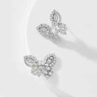 RSVP CZ BUTTERFLY JACKET EARRINGS