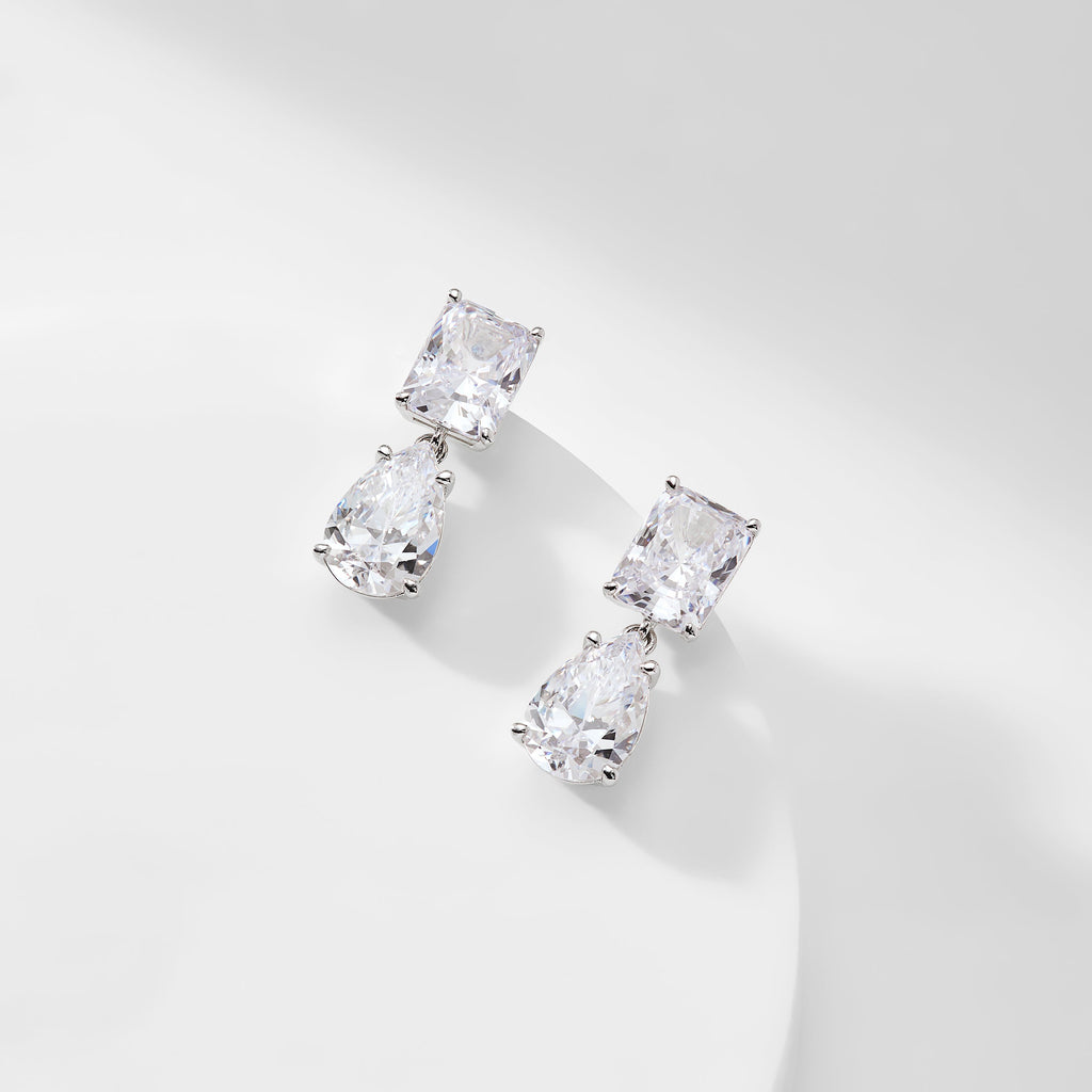 SOLEIL CZ DROP EARRINGS