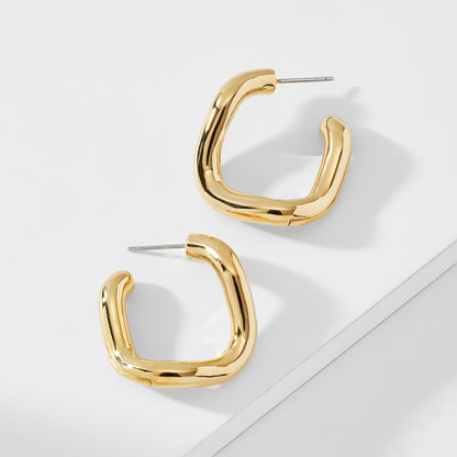 BRUNCH ORGANIC TUBE HOOP EARRINGS