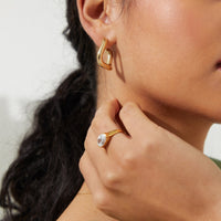 BRUNCH ORGANIC TUBE HOOP EARRINGS