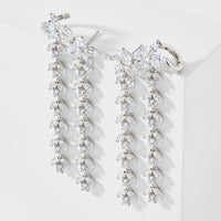 WILDFLOWER CHANDELIER CZ EARRINGS