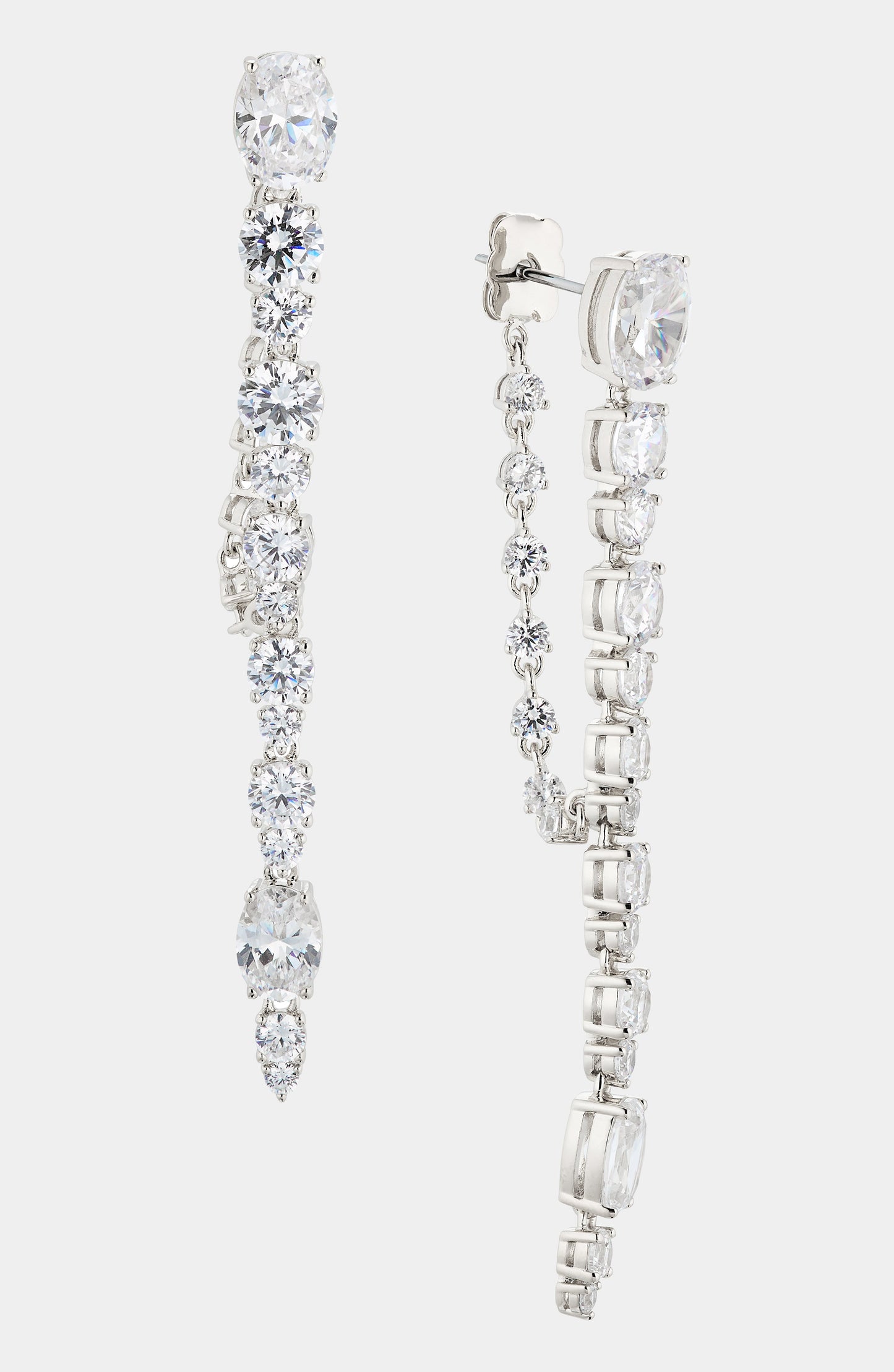 MATCHPOINT LINKED CZ EARRINGS