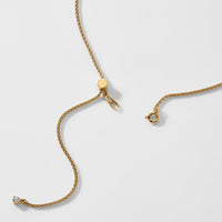 ENTWINE BAGUETTE CZ ADJUSTABLE NECKLACE