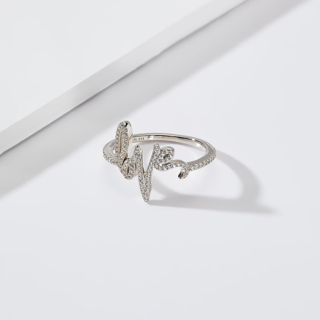TAGGED LOVE PAVE RING
