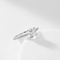 MODERN LOVE CUSHION CUT CZ RING