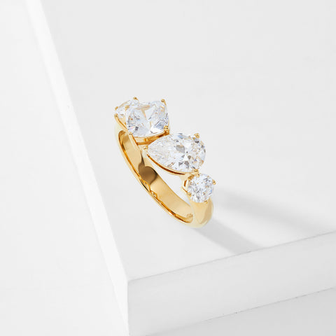 INVITATION ONLY CZ COCKTAIL RING