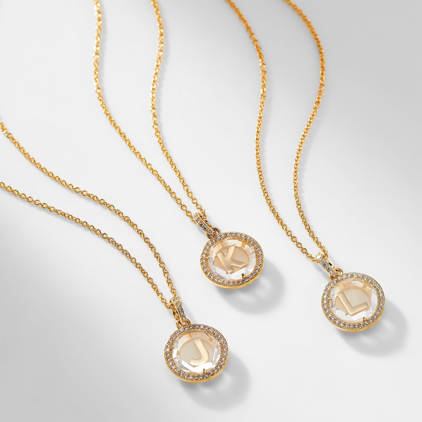 CZ INITIAL PENDANT