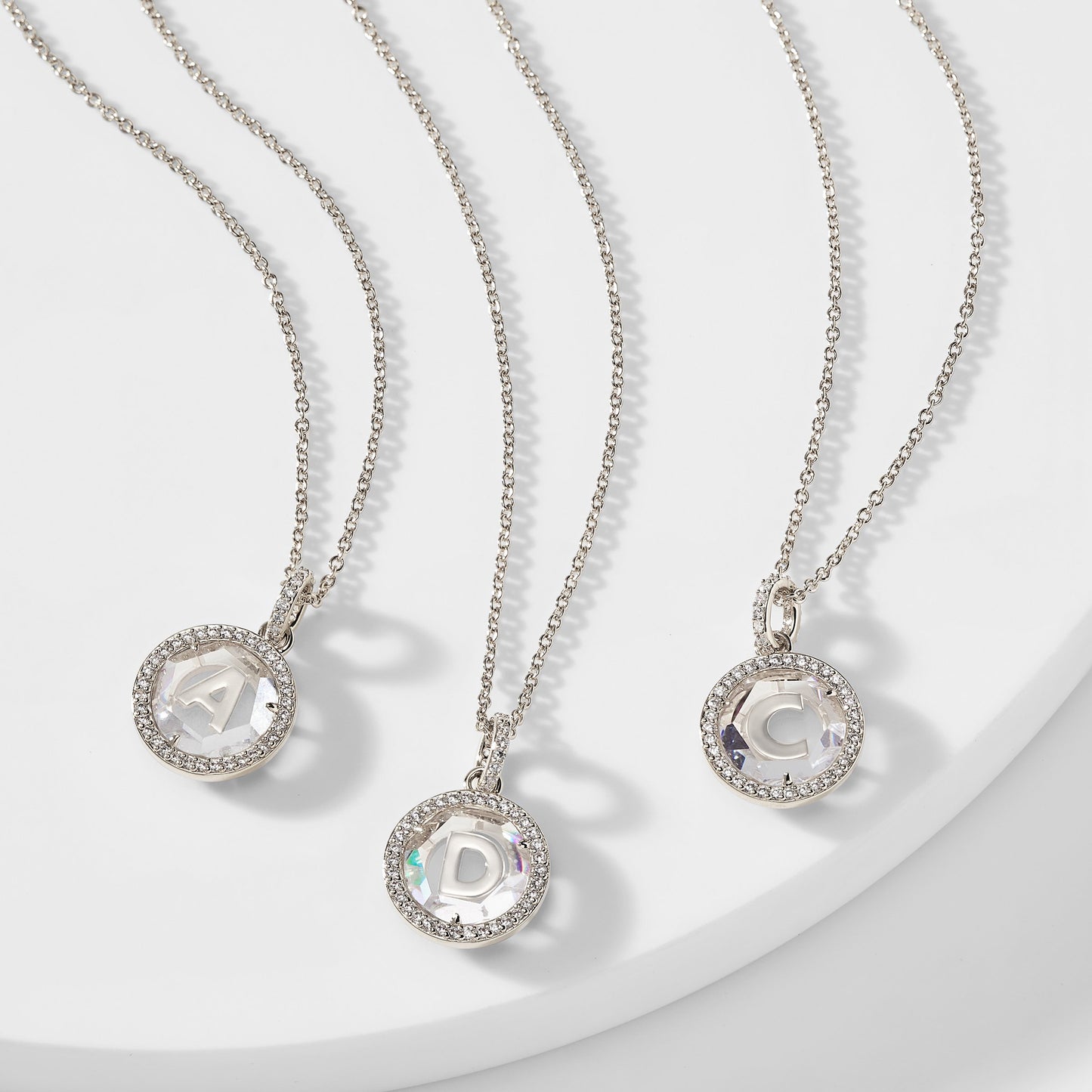 CZ INITIAL PENDANT