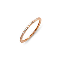 CZ 5 BAND STACK RING