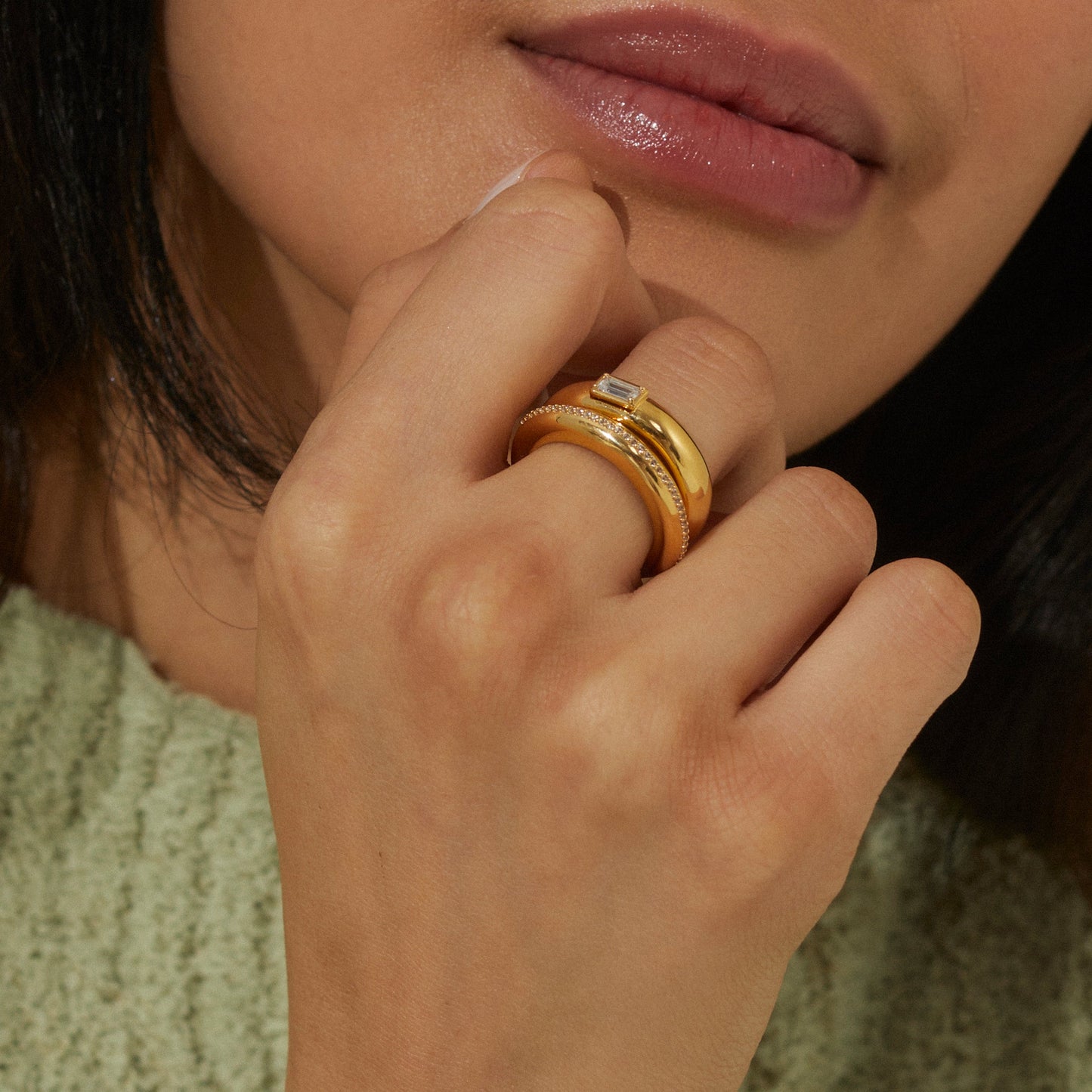 ENTWINE STACK RING SET