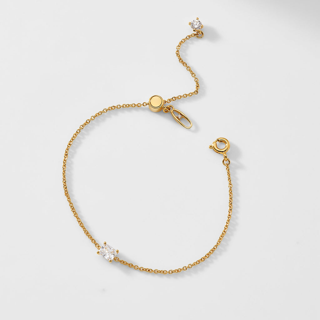 MODERN LOVE SMALL EMERALD LINE BRACELET