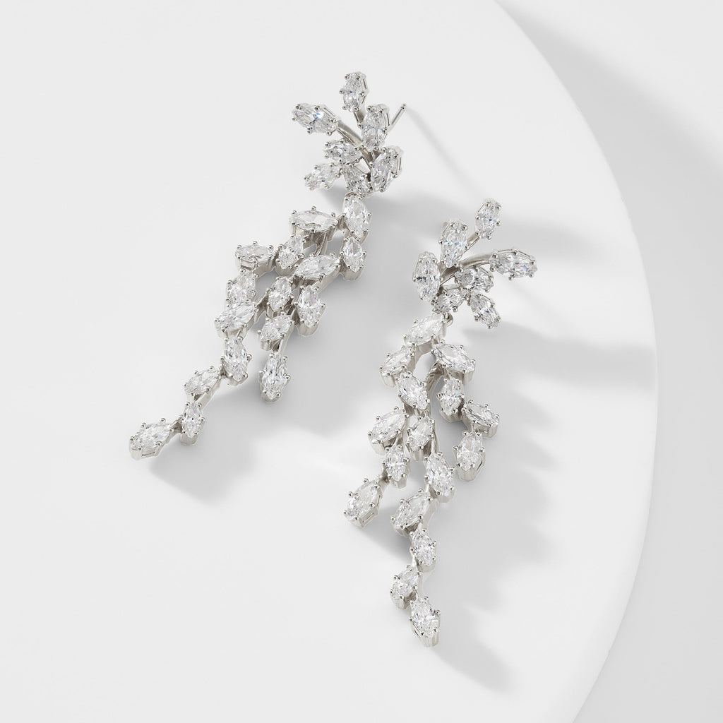 VOW DRAMA MARQUISE CZ EARRINGS