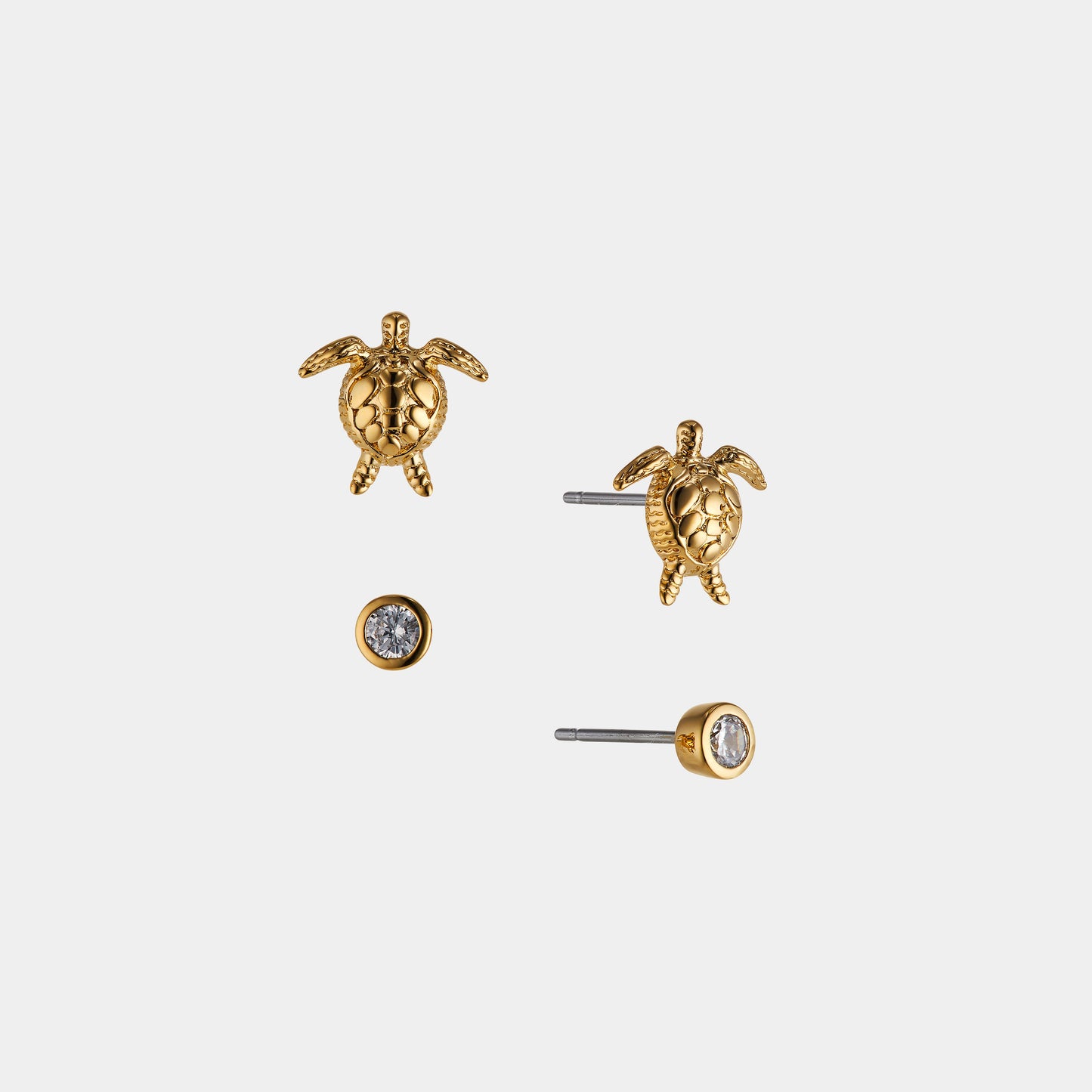 AJOA VACAY TURTLE SET OF EARRINGS