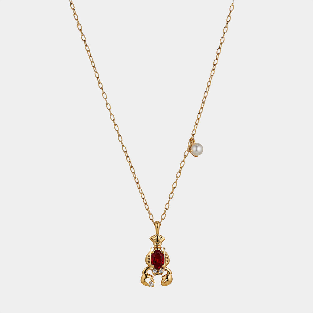 AJOA VACAY LOBSTER PENDANT NECKLACE