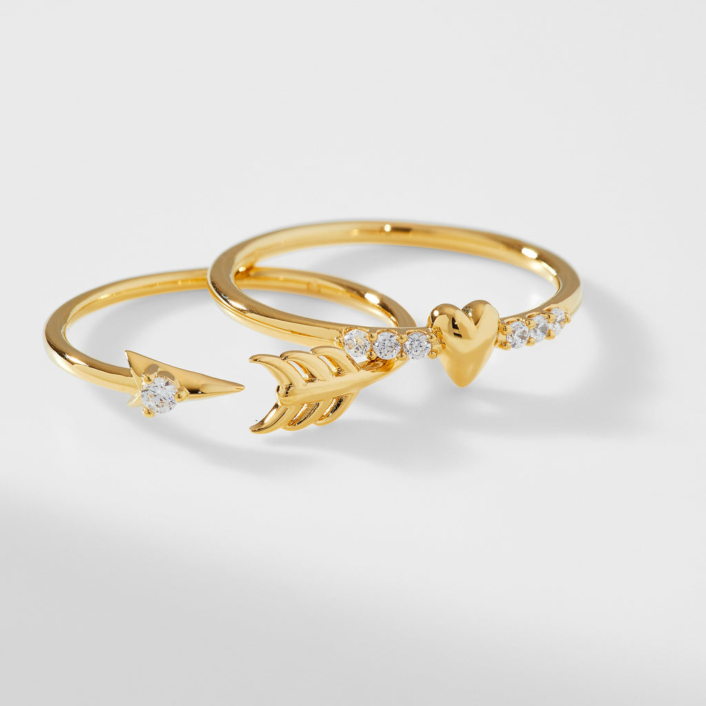 AJOA KINDRED SPIRIT LOVE STACK RINGS