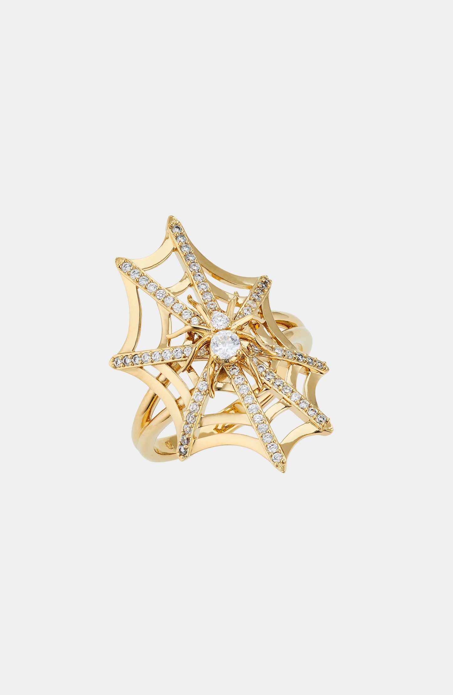 AJOA SPOOKY SPIDER WEB RING