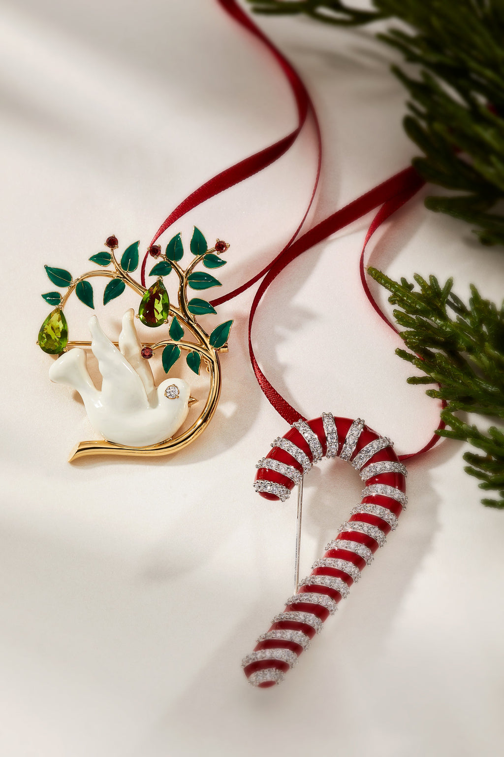 YULETIDE PARTRIDGE PIN